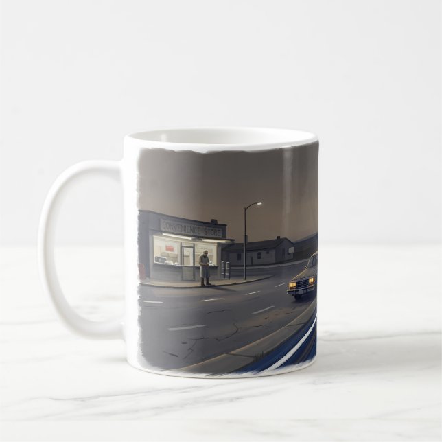 De Café Caneca Carro Rápido Escapada à Meia-Noite Estrada  (Esquerda)
