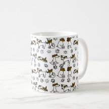 Caneca Cartoon Jack Russell Terrier