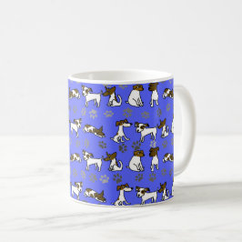 De Café Caneca Cartoon Jack Russell Terrier