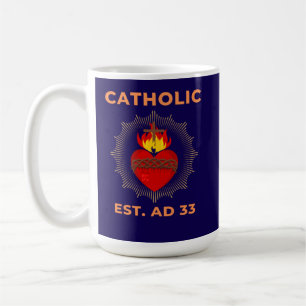 De Café Caneca Católica Coração Sagrado AD 33