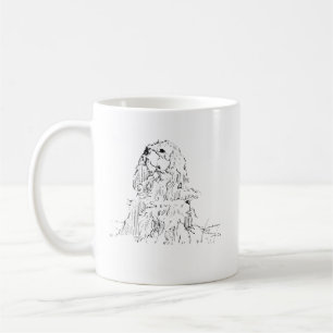 De Café Caneca Cavalier King Charles Spaniel, Tinta Minima