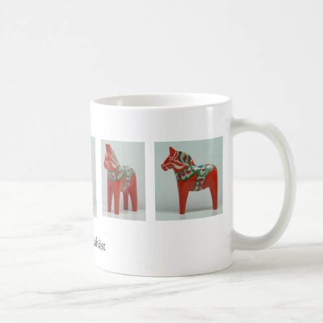 De Café Caneca CAVALO DALA - vermelho (Direita)