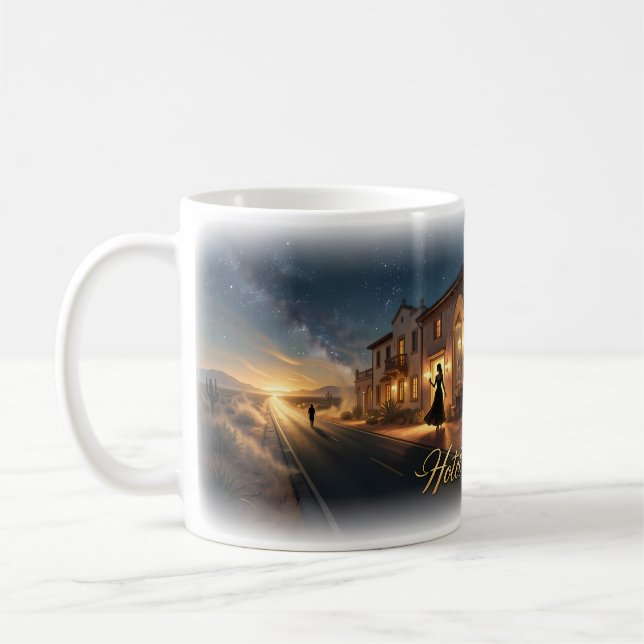 De Café Caneca Cena do Mistério do Hotel Desert Mirage Not (Esquerda)