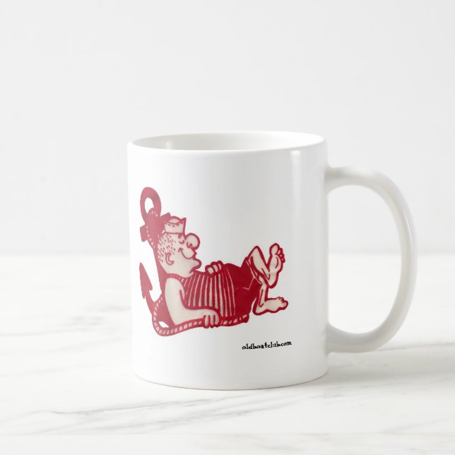 De Café Caneca cerâmica do marinheiro sonolento (Direita)