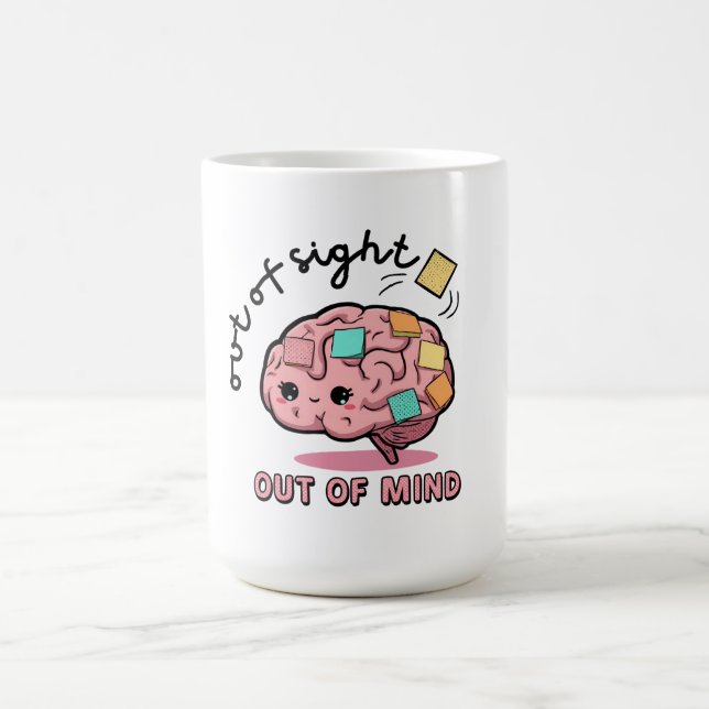 De Café Caneca Cérebro ADHD Fofa (Centro)