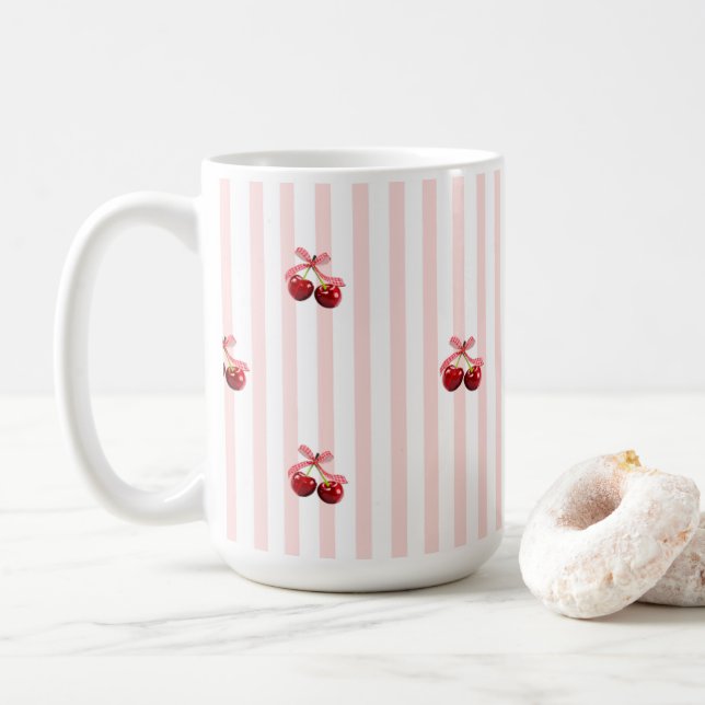 De Café Caneca Cereja Fofa (Com Donut)