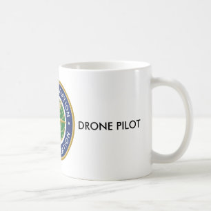 DE CAFÉ CANECA CERTIFICADA FAA DO PILOTO DO ZANGÃO