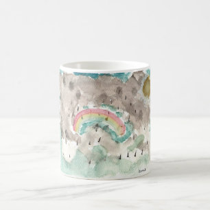 De Café Caneca Chuva Ensolarada