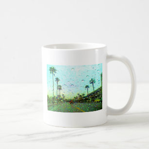 De Café Caneca chuvosa da rua