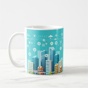 De Café Caneca Cidade Inteligente MUG