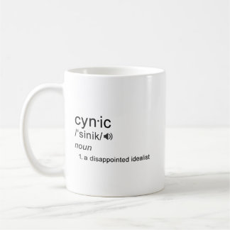 De Café Caneca cínica da definição