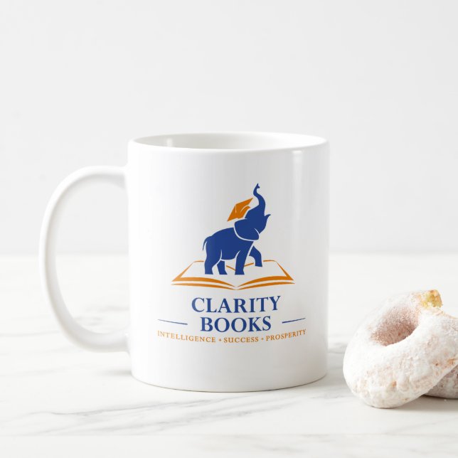 De Café Caneca Clarity Books (Com Donut)