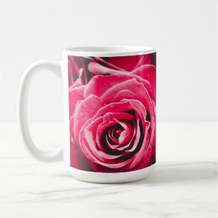 De Café Caneca Clássica 15oz Love Pink Roses