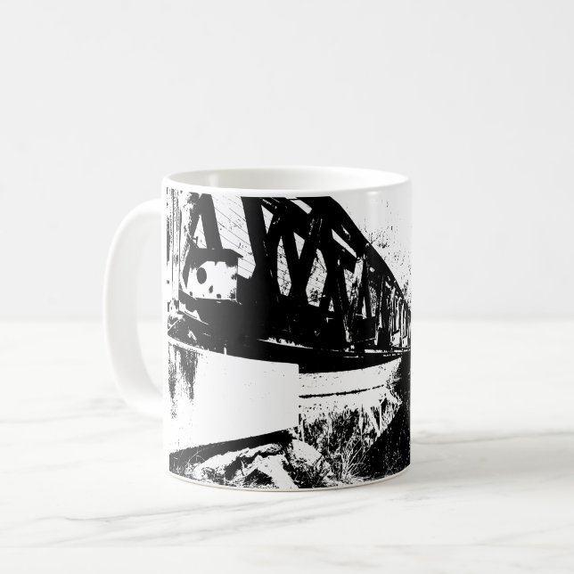 De Café caneca clássica 325 ml (Frente Esquerda)
