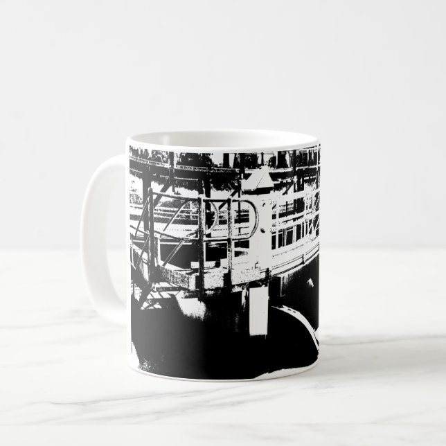 De Café caneca clássica 325 ml (Frente Esquerda)