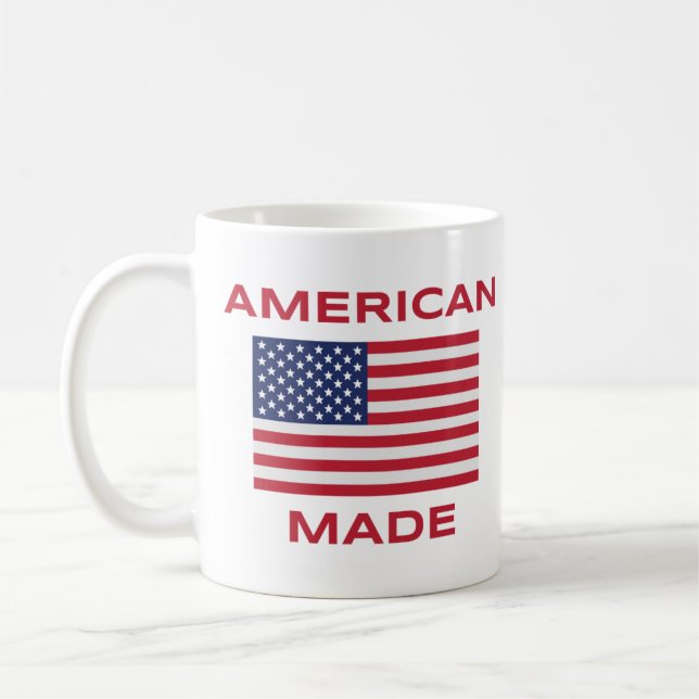De Café Caneca Clássica Americana – Nascido nos EUA (Esquerda)