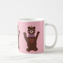 De Café Caneca Clássica BearPink