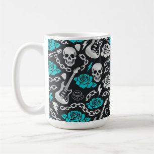 De Café Caneca Clássica Blue Rose Rockwave