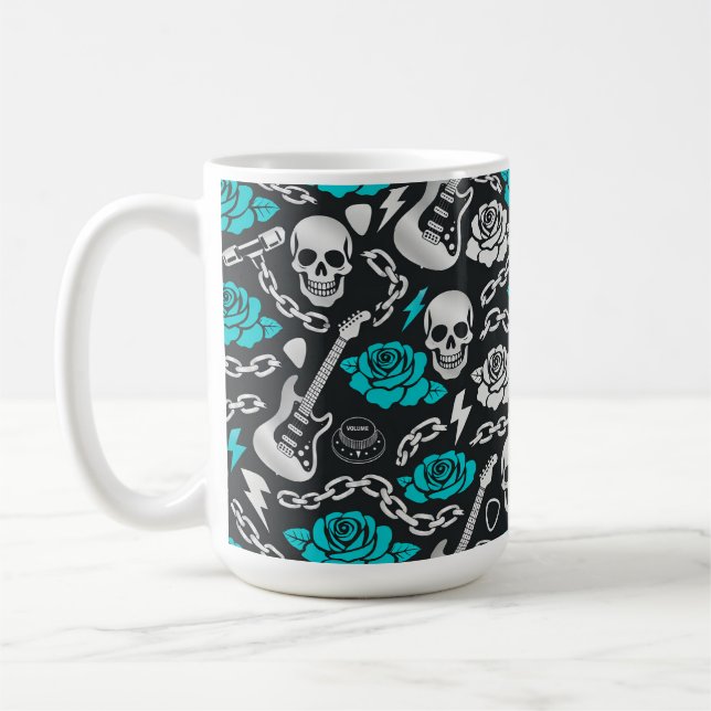 De Café Caneca Clássica Blue Rose Rockwave (Esquerda)