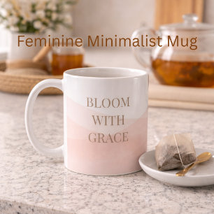 De Café Caneca Clássica Blush Painted Bloom, 330 ml