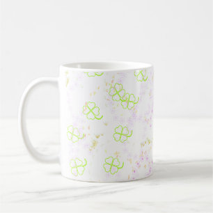 De Café Caneca Clássica Botânica Sakura Rosa & Trevo 330 m
