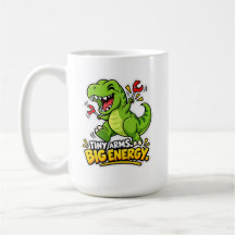 Caneca Clássica Braços Pequenos, Alta Energia ☕⚡