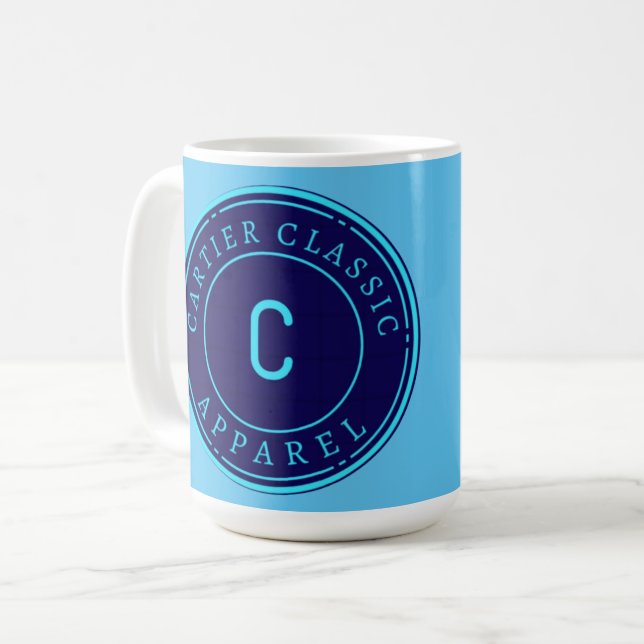De Café Caneca Clássica Cartier (Frente Esquerda)
