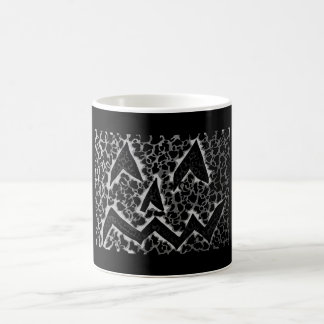 De Café Caneca Clássica com Abóbora Jack Assustadora