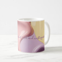 De Café Caneca clássica com gráfico abstrato elegante
