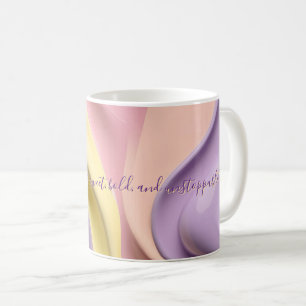 De Café Caneca clássica com gráfico abstrato elegante
