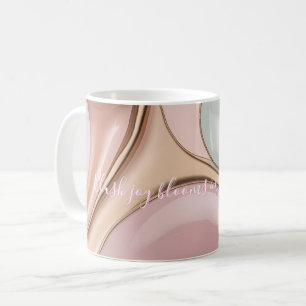 De Café Caneca clássica com gráfico abstrato elegante