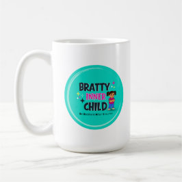 De Café Caneca Clássica Criança Mimada por Dentro, 325 ml