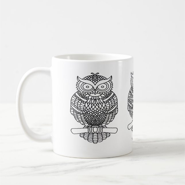 De Café Caneca Clássica da Coruja (330ml) (Esquerda)
