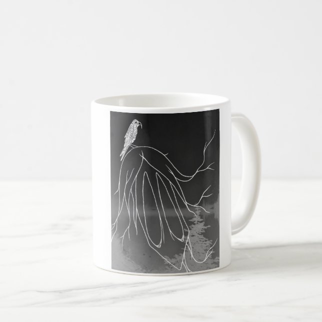 De Café Caneca Clássica das Florestas Nebulosas, 11oz (Frente Esquerda)
