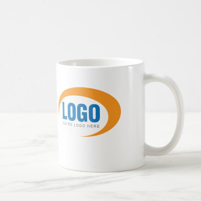 De Café Caneca clássica do branco 10oz do negócio feito (Direita)