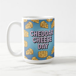 De Café Caneca Clássica do Dia do Queijo Cheddar