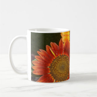 De Café Caneca clássica do girassol 11 onças