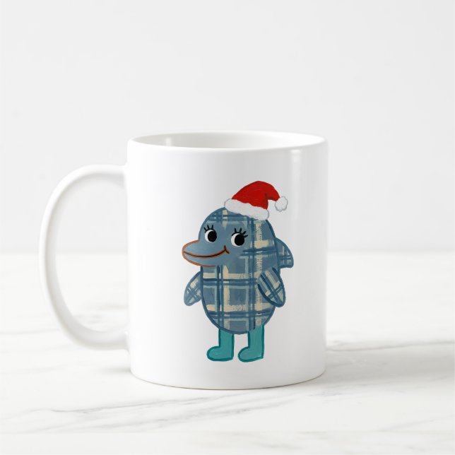 De Café Caneca Clássica do Golfinho do Papai Noel (Esquerda)