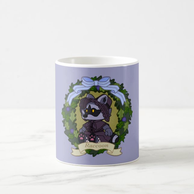 De Café Caneca Clássica do guaxinim, 11 oz (Centro)