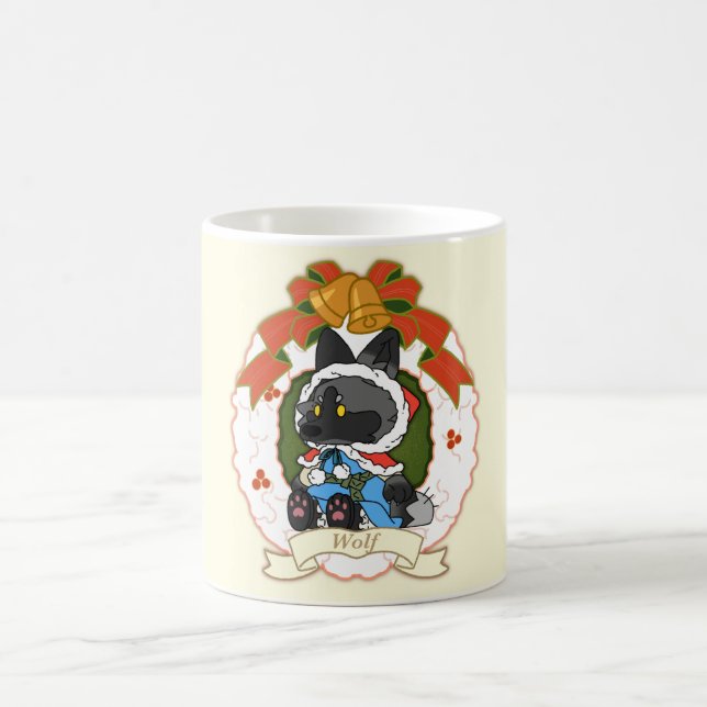 De Café Caneca Clássica do lobo, 11 oz (Centro)