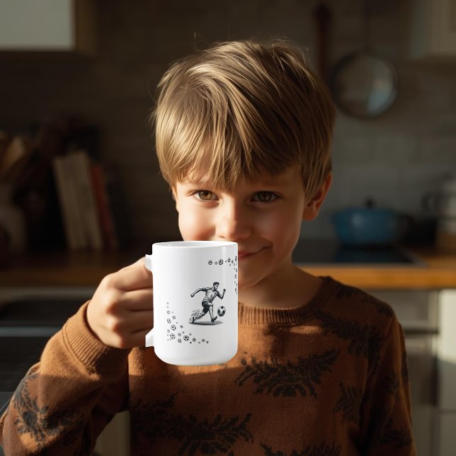 De Café Caneca Clássica do Mundo do Futebol (Criador carregado)
