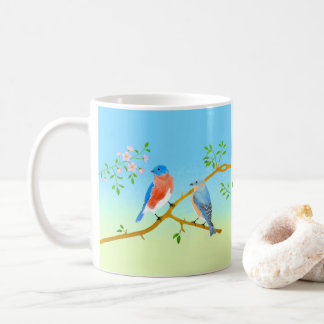 De Café Caneca Clássica do Pássaro Azul