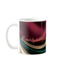 Caneca clássica em gráfico abstrato elegante