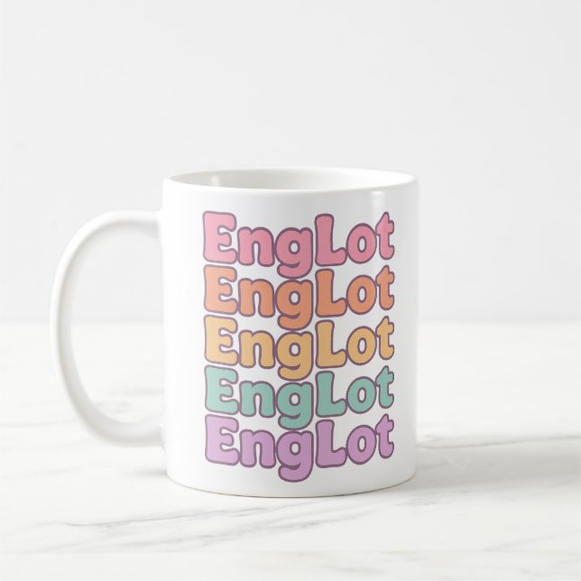 De Café Caneca Clássica Englot, 11 oz (Esquerda)