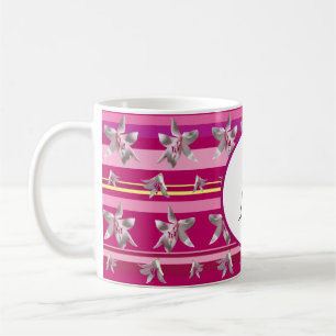 De Café Caneca Clássica Especial Rosa Monograma