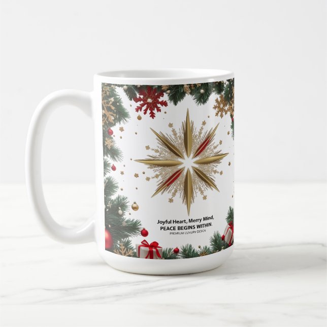 De Café Caneca Clássica Estrela Dourada Alegre Alegria Men (Esquerda)
