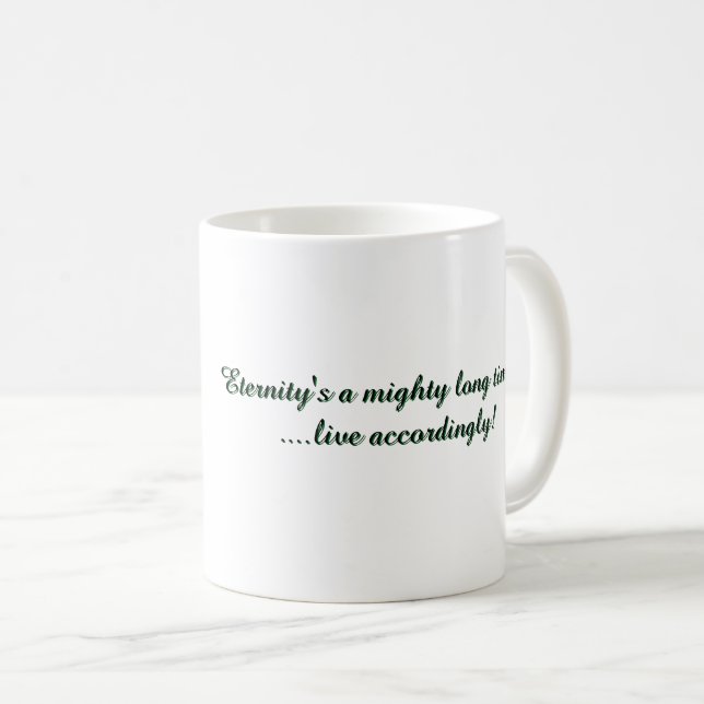 De Café Caneca Clássica Eternidade, 330 ml (Frente Esquerda)