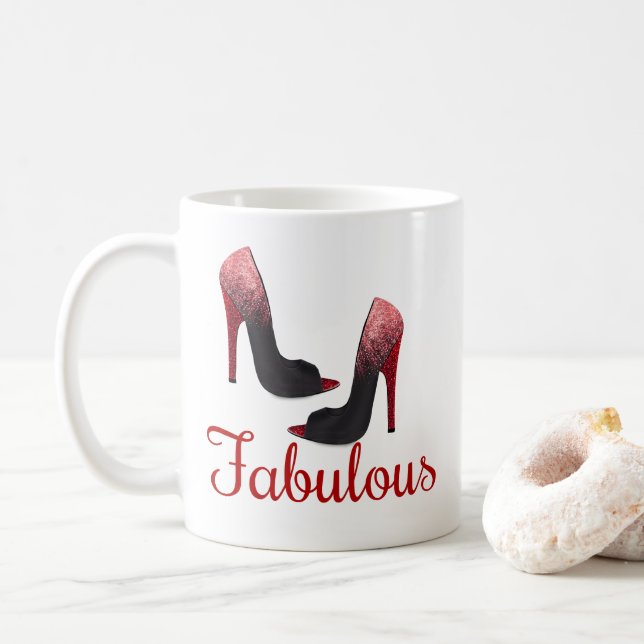 De Café Caneca clássica fabulosa (Com Donut)