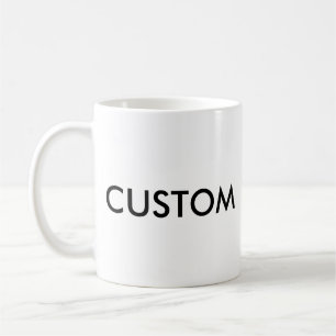 De Café Caneca clássica feita sob encomenda do BRANCO do
