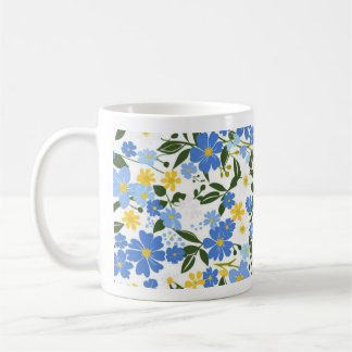 De Café Caneca Clássica Floral